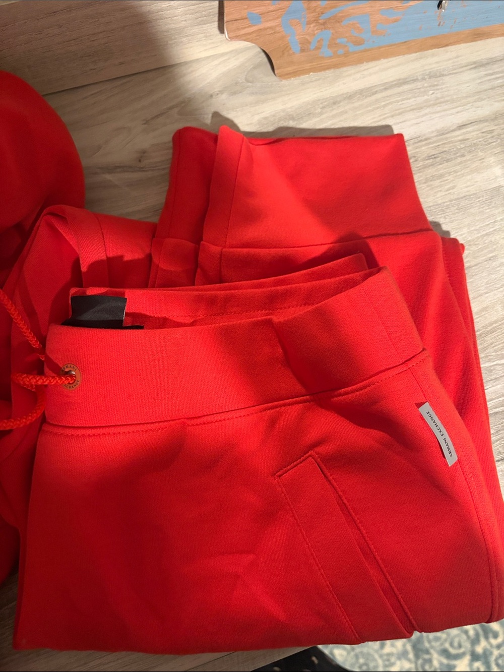 Armani Exchange Women’s Red Track Jogger Set